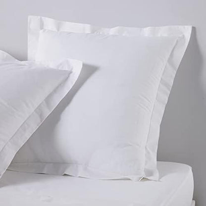 Lot de 2 Taies d'oreillers 63X63 cm 100% Coton Uni