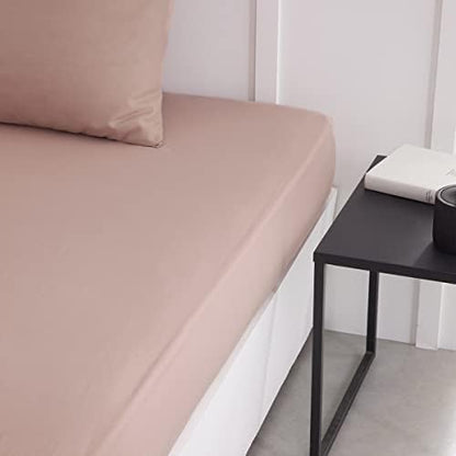 TODAY Essential - Drap Housse 160X200 cm 2 Personnes 100% Coton Uni, Celadon