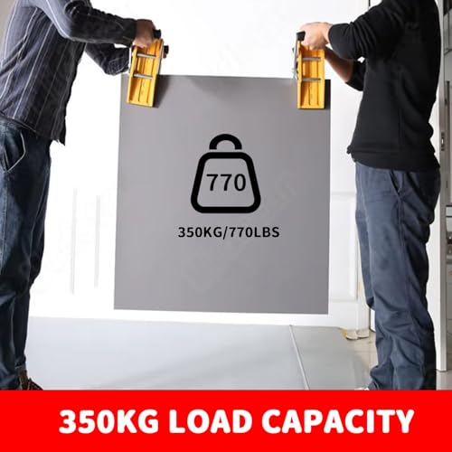 Lot de 2 Pinces de Transport de Pierre à Double Main de 46mm