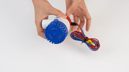 Pompe à Eau de Cale de Bateau Submersible 12 V/24 V pour Bateau Accessoires de Pompe à Eau Marine Submersible Bateau Marin(12V 1100GPH)