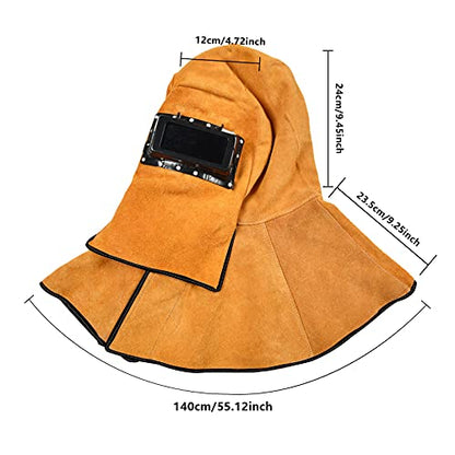 Casque de Soudure CDIYTOOL en Cuir de Vachette