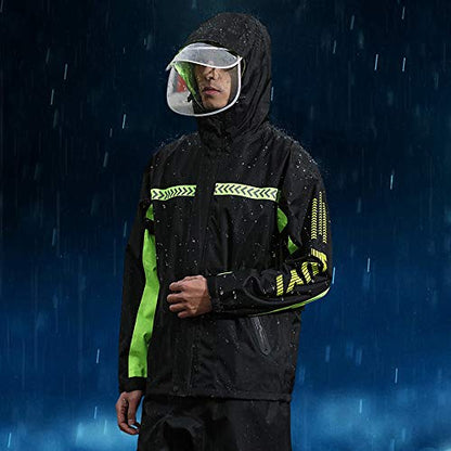 Ynport Crefreak - Combinaison imperméable à Capuche - Extérieur Homme/Femme - Étanche à l'eau de Pluie -Camouflage