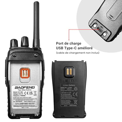 3 Talkie Walkie Radios Professionnelles