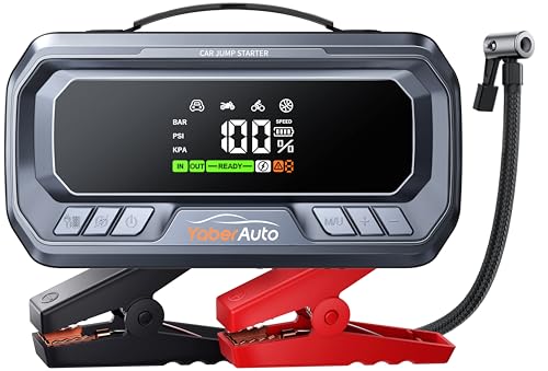 Booster Batterie Voiture avec Compresseur 6000A 26800mAh