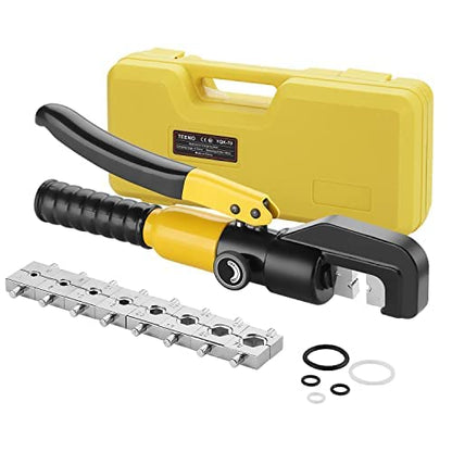 Pince à Sertir Hydraulique 10T avec 9 Matrices Hexagonales