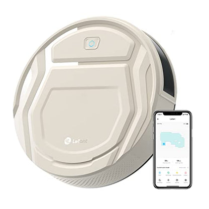 Aspirateur Robot Mince 2200Pa, Silencieux 55dB, Connecté avec WiFi/Bluetooth/Alexa/App, 120min d'Autonomie