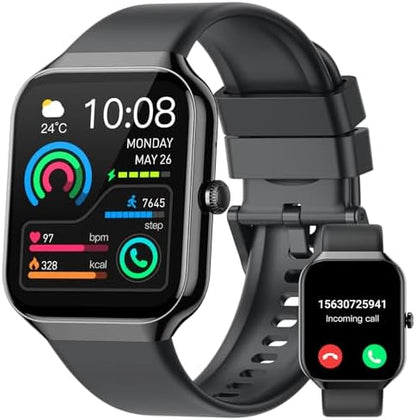 Montre Connectée Homme Femme, 1.96