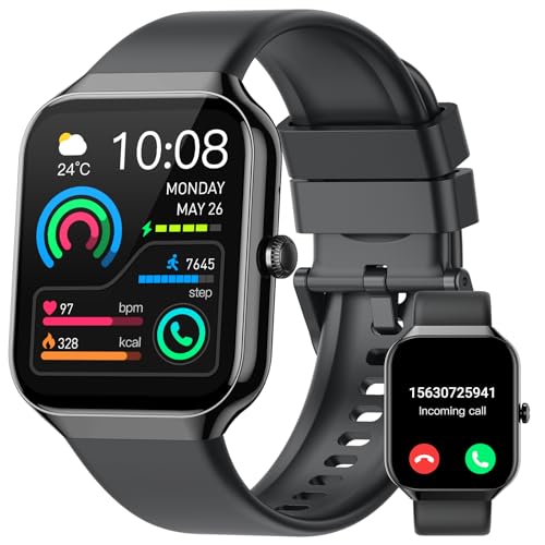 Montre Connectée Homme Femme, 1.96