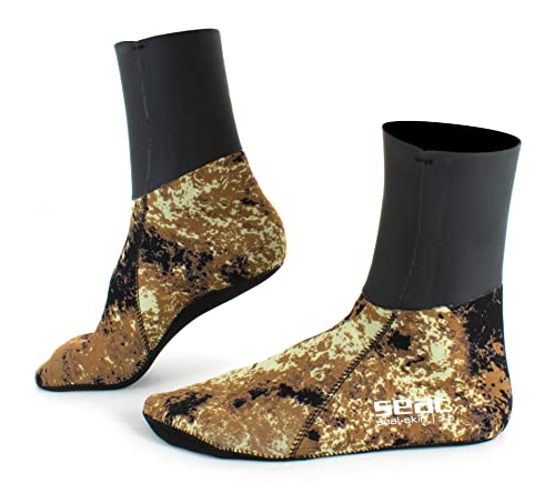 Chaussettes Thermiques pour pêche sous-Marine Camouflage de 3mm