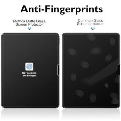 Verre Trempé Mat pour iPad Pro 13 Pouces 2024 M4, 9H Vitre Protection D'écran Mate et Protection Caméra, Anti-Reflet et Anti-Traces de Doigts, avec Outil d'Installation Facile, Lot de 2