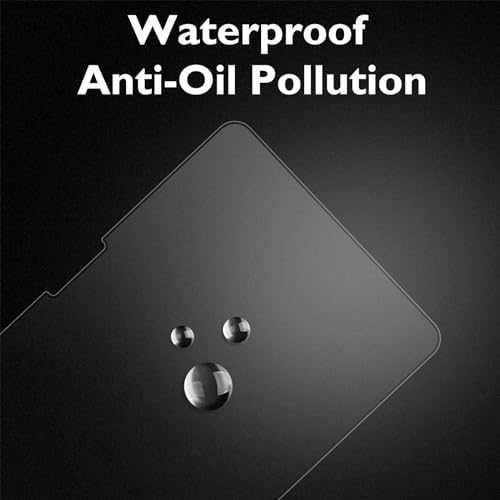 Verre Trempé Mat pour iPad Pro 13 Pouces 2024 M4, 9H Vitre Protection D'écran Mate et Protection Caméra, Anti-Reflet et Anti-Traces de Doigts, avec Outil d'Installation Facile, Lot de 2