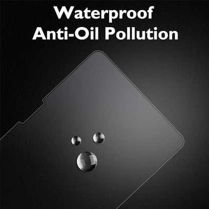 Verre Trempé Mat pour iPad Pro 13 Pouces 2024 M4, 9H Vitre Protection D'écran Mate et Protection Caméra, Anti-Reflet et Anti-Traces de Doigts, avec Outil d'Installation Facile, Lot de 2