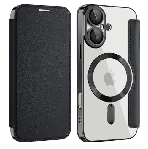 Coque Multifonctionnelle en Cuir iPhone 16 Plus