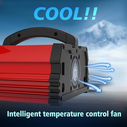Chargeur de Batterie de Voiture Intelligent 25A 12V/24V 12A,