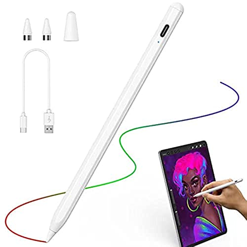 Stylet Tactile Magnétique, LEZUN Stylo à écran 1,5 mm à Pointe en Plastique, Compatible avec Toutes Les Tablettes à écran Tactile et Téléphones Portables, Livré avec 2 Embouts de Remplacement