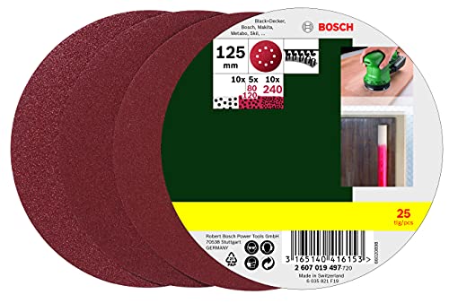 Lot de Feuilles Abrasives pour Ponceuse