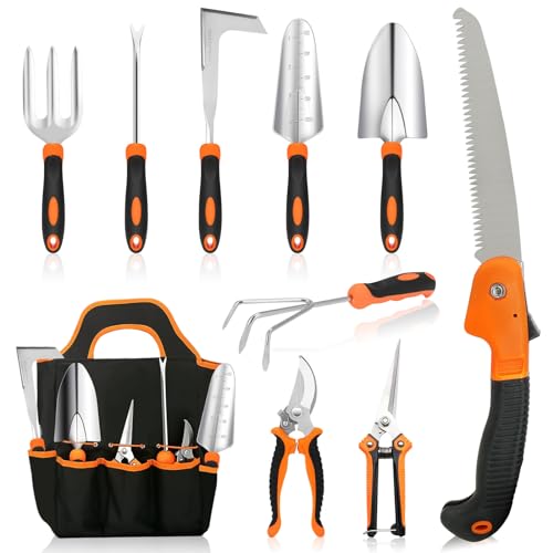 Ensemble d'Outils de Jardinage 10 Pièces