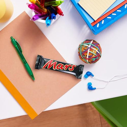 MARS - Barres chocolat au lait et caramel -  Grand format contenant 40 barres individuelles de 51g