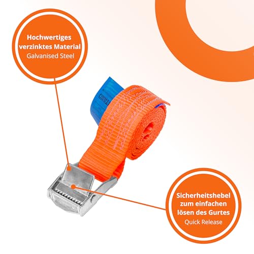 INTAKO Sangle Arrimage avec Boucle 0,5 x 25mm