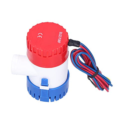 Pompe à Eau de Cale de Bateau Submersible 12 V/24 V pour Bateau Accessoires de Pompe à Eau Marine Submersible Bateau Marin(12V 1100GPH)