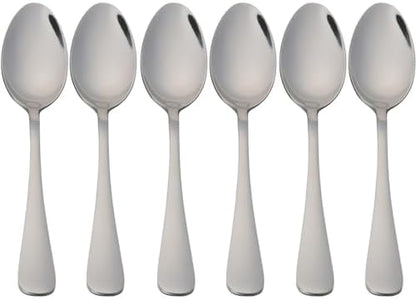 12 cuillères à Moka 10,3x2,2 cm en Acier Inoxydable Hautement Poli