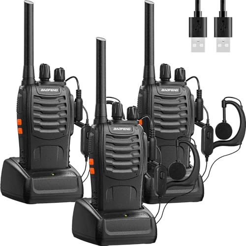 3 Talkie Walkie Radios Professionnelles