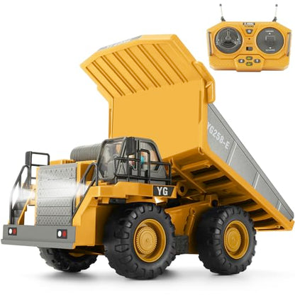 Camion-Benne Télécommandé, Véhicule de Construction RC pour Enfants