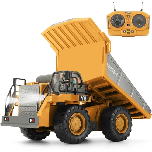 Camion-Benne Télécommandé, Véhicule de Construction RC pour Enfants