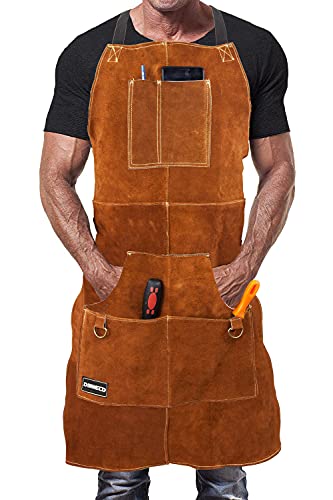 Tablier de Soudeur DIMWELD en Cuir - Protection et Praticité