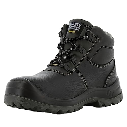 Chaussures de Sécurité à Embout d'acier, Hommes - S3 / S1P Chaussure de Travail Femmes, Semelle Antidérapante, Amortissant Les Chocs, Hydrofuge et Oléofuge, Légères, 42 EU