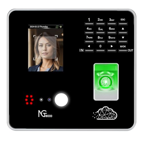 NGTeco WiFi Pointeuse Horaire en Nuage