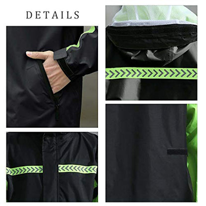 Ynport Crefreak - Combinaison imperméable à Capuche - Extérieur Homme/Femme - Étanche à l'eau de Pluie -Camouflage