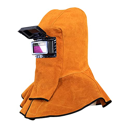 Casque de Soudure CDIYTOOL en Cuir de Vachette