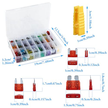 Lot de 300 fusibles de voiture + 160 mini fusibles de voiture