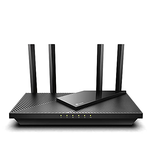 TP-Link Routeur WiFi 6 AX 3000 Mbps bi-bande, 5 ports Gigabit USB 3.0, 4 antennes à haute performance, OneMesh, WPA3, Contrôle parental, Antivirus intégré, (Archer AX55)