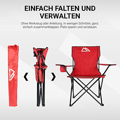 Lot de 2 chaises de camping