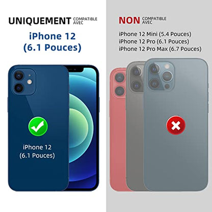 Beeasy Coque pour iPhone 12 Antichoc