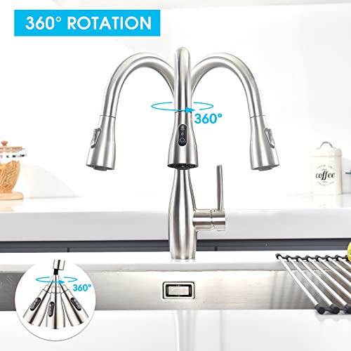 CREA Robinet de cuisine avec douchette extractible