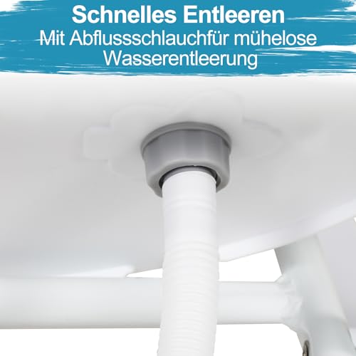 Baignoire pour bébé avec support, pliable, avec support antidérapant, tapis de bain