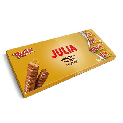 Barre de chocolat Twix XXL personnalisée