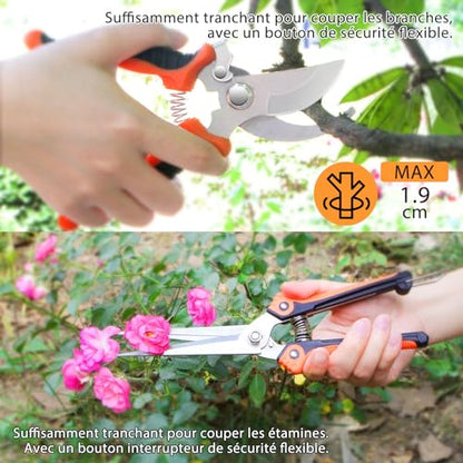 Ensemble d'Outils de Jardinage 10 Pièces