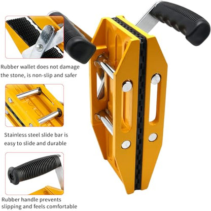 Lot de 2 Pinces de Transport de Pierre à Double Main de 46mm