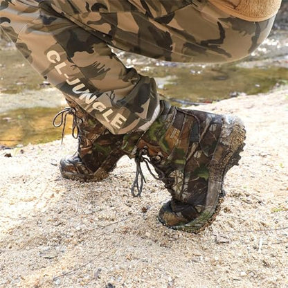 Chaussures de randonnée camouflage imperméables et antidérapantes