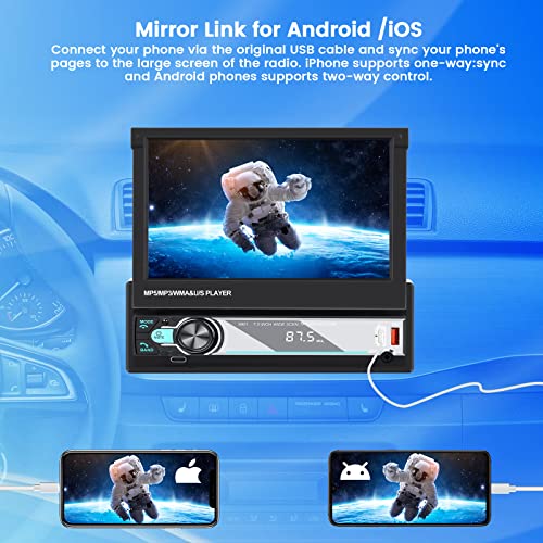 Hikity Autoradio 1 Din Carplay pour voiture