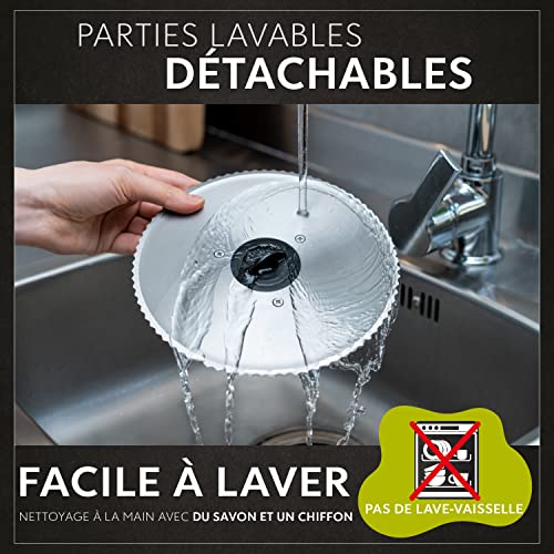 Trancheuse Electrique 150W Twinzee - Trancheuse à Jambon Professionnelle Réglable 0-15mm - 2 Lames Coupe Saucisson, Pain et Viande Noir