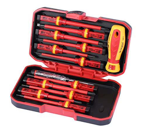 Ensemble de Tournevis Électricien Isolés 13pcs 1000V Geevorks
