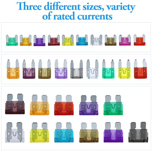 Lot de 300 fusibles de voiture + 160 mini fusibles de voiture