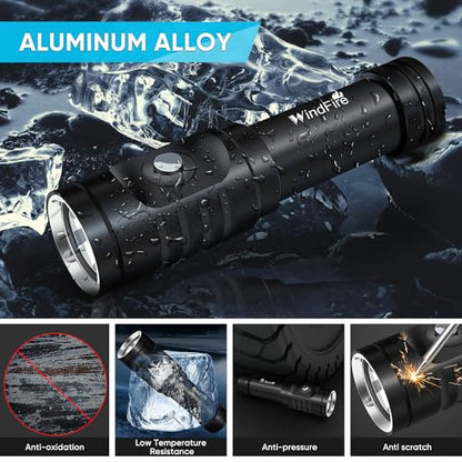 Lampe de Plongée Rechargeable WINDFIRE 3000LM