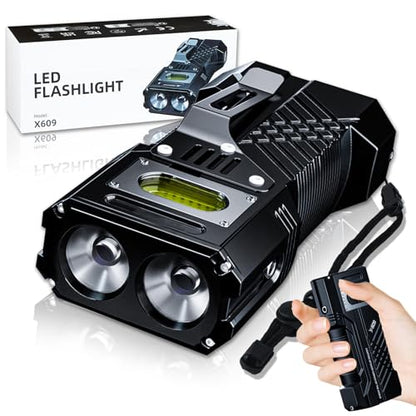 Lampe Torche LED Ultra Puissante, 100000 Lumens Lampe de Poche