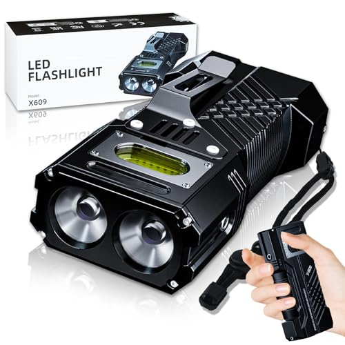 Lampe Torche LED Ultra Puissante, 100000 Lumens Lampe de Poche